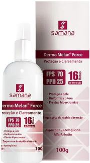 Dermo Melan Force Proteção e Clareamento FPS 70 PPD 25