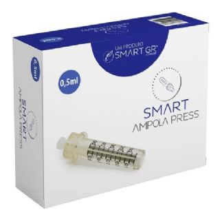 Ampola - Seringa Descartável para Caneta Pressurizada Smart Press XS - 0,5 mL -